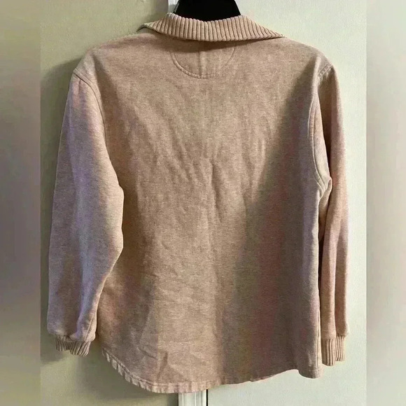 Escada‎ sport sweatshirt vintage heather pink 1/4 zip up pullover. Medium - Picture 5 of 7